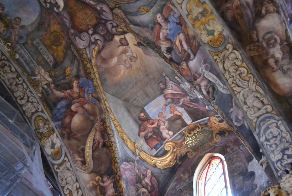 Affreschi nella chiesa di San Nicola e San Pietro martiri, Valencia - dettaglio 7